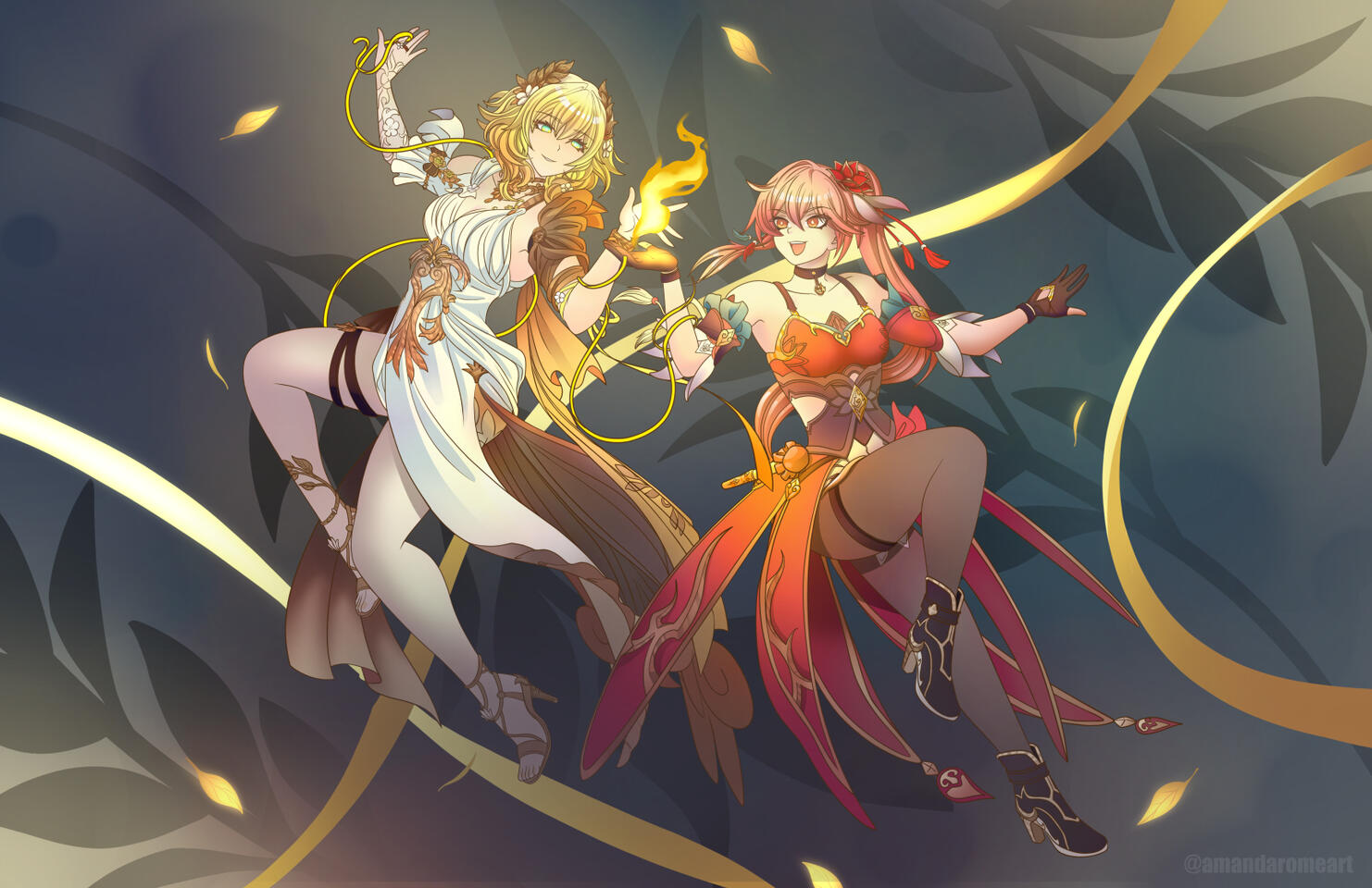 Aglaea and Guinaifen: Honkai: Star Rail