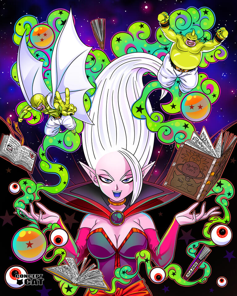 Dr. Arinsu Group Illustration: Dragon Ball Daima